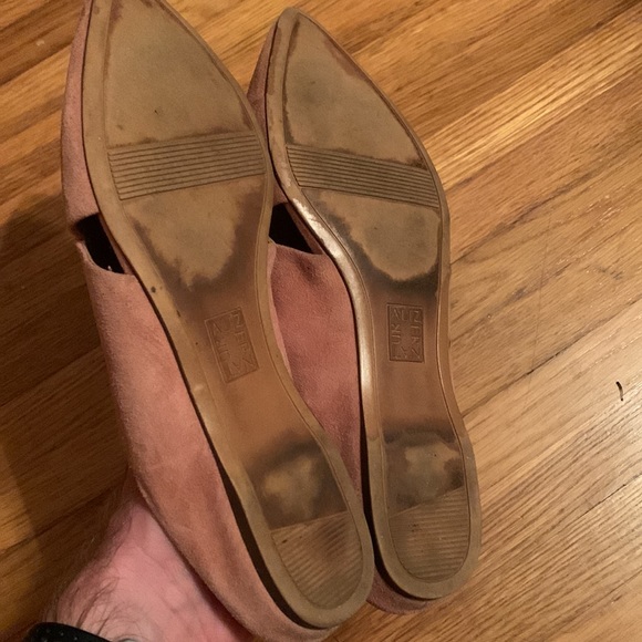 Suede Pink Slip On Flat Loafers - Naturalizer - Picture 3 of 4